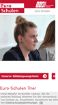 Mobile Screenshot of euroschulen-trier.de